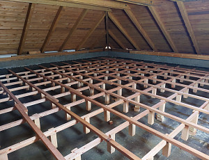 Zateplení stropu rodinného domu a zhotovení podlahového systému